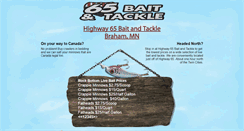 Desktop Screenshot of highway65baitandtackle.com