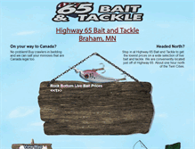 Tablet Screenshot of highway65baitandtackle.com